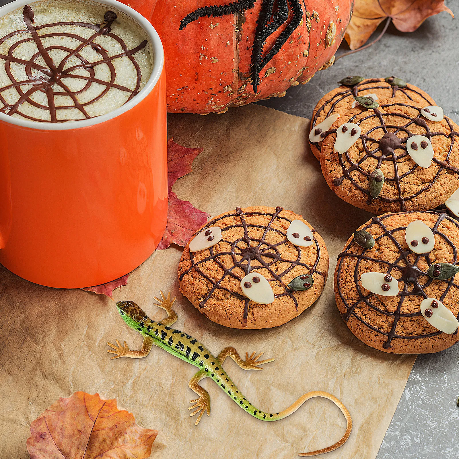 

Plastic Simulation Lizard Four-Legged Animal Realistic Decor Trick Prank Educational Early Learning Kids Plaything