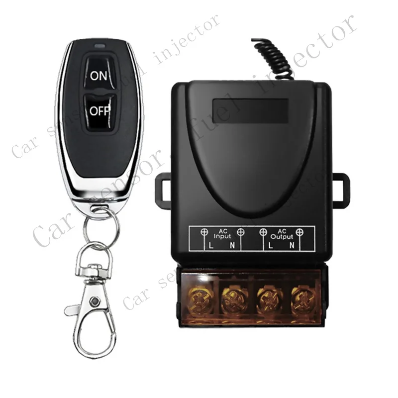 Q+ AC 90-220V 30A Relay Wireless Remote Control Switch + 433MHz Remote Controller
