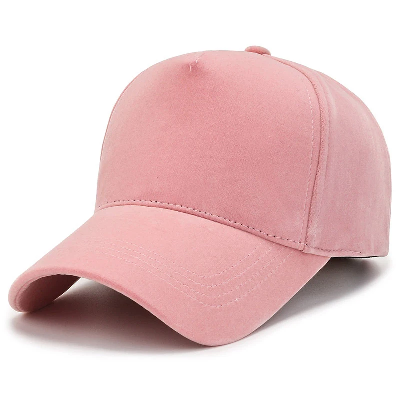 Gold Velvet Korean Women Hat Autumn Winter Outdoor Couple Caps Solid Color Sun Visor Hats Men\'s Baseball Cap Golf hat