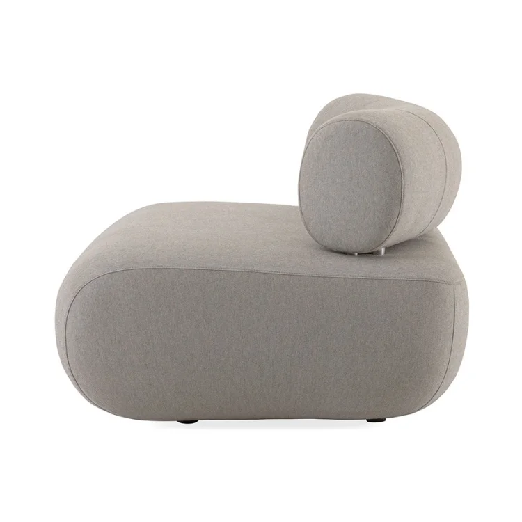 &High End Comfortable Stainless Steel Swivel Gap Lounge Chair Designer Patio Leisure Waterproof Outdoor Sun Lounger Park