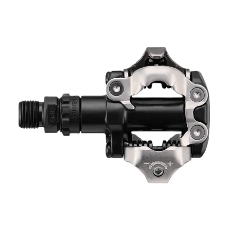 Pedal Shimano PD-MT520 M520, pedal de doble cara SPD, color negro y plateado, para bicicleta de montaña MTB, pedal original Shimano.