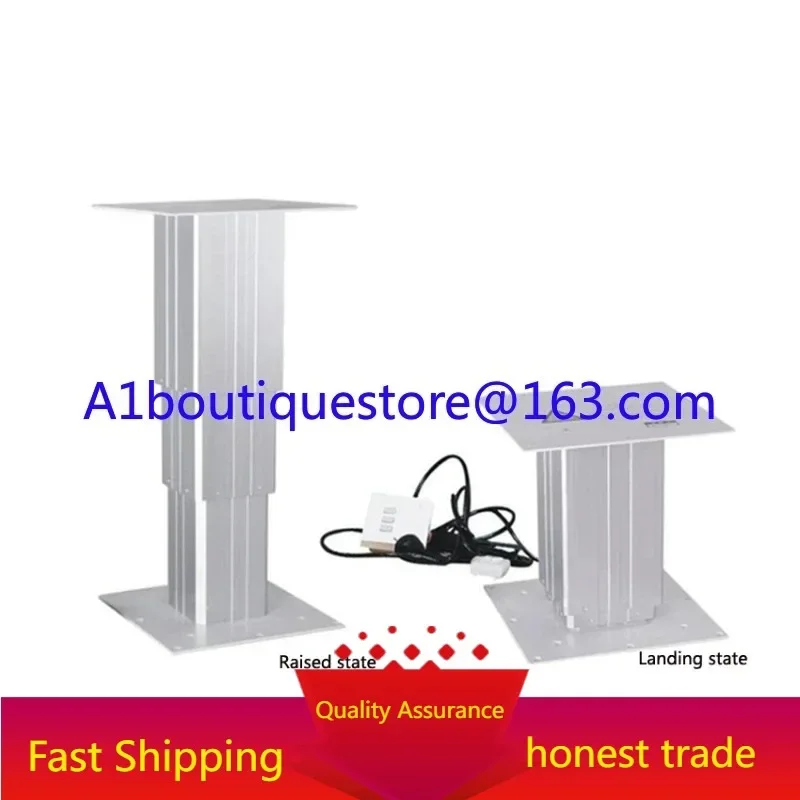 80kg Lift Platform 310-680mm Automatic Adjustment Height 110-220VAC Aluminum For Tatami Electric Lifting Table Max