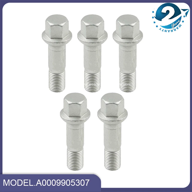 5/10PCS Wheel Lug Bolts Nuts M14 x 1.5mm Fit For Mercedes Benz W220 W204 W164 W251 ML550 S500 GLK350 S550 A0009905307 0009905307