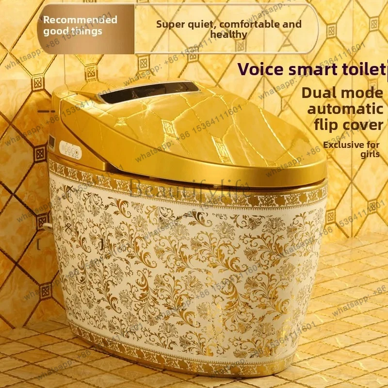 Household Egg-shaped Smart Toilet Integrated Toilet Without Water Pressure Voice