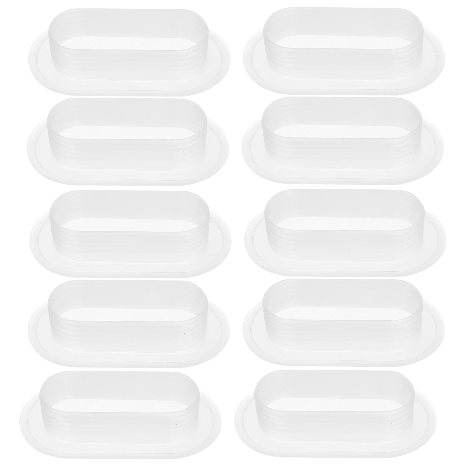 

10 Pcs Corrugated Cardboard Handle Lifting Portable White Plastic Handles for Carton