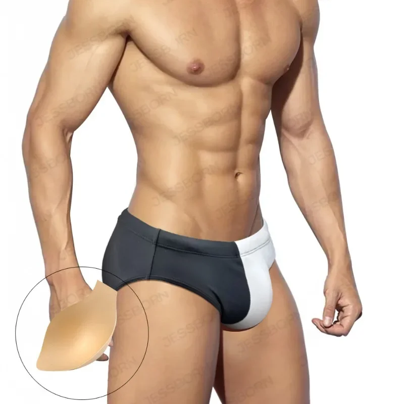 Sexy Mens Swim Briefs Bikini Underwear Summer Swimming Trunks Breathable Quick Dry Swimsuits Bathing Suit Beachwear