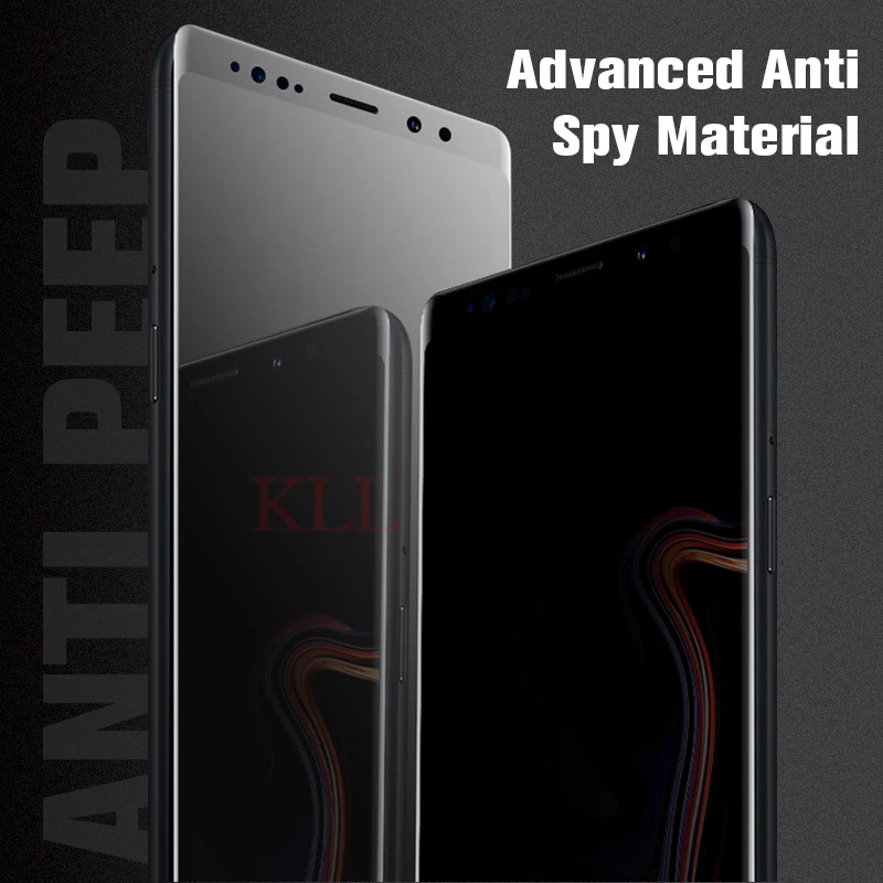 3D Anti-spy Tempered Glass for Samsung Galaxy S10 S9 S8 S20 Plus S22 S21 Ultra Privacy Glass Galaxy Note 20 10 9 Anti-Peep Film