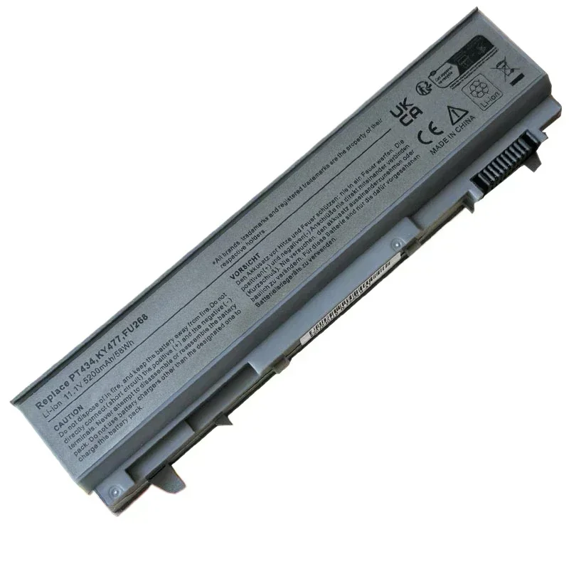 Laptop Battery for DELL Latitude E6410  E6500 E6510 E6400 M2400 M4400 M6400 PT434 W1193 KY477 U844G 6 Cells