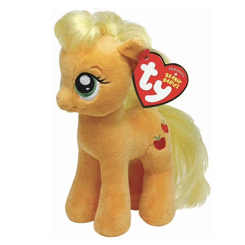 15CM Ty Big Eyes Beanie Plush Stuffed Animal Toy Cute Doll Pony Horse Children Christmas New Year Birthday Kids Gifts