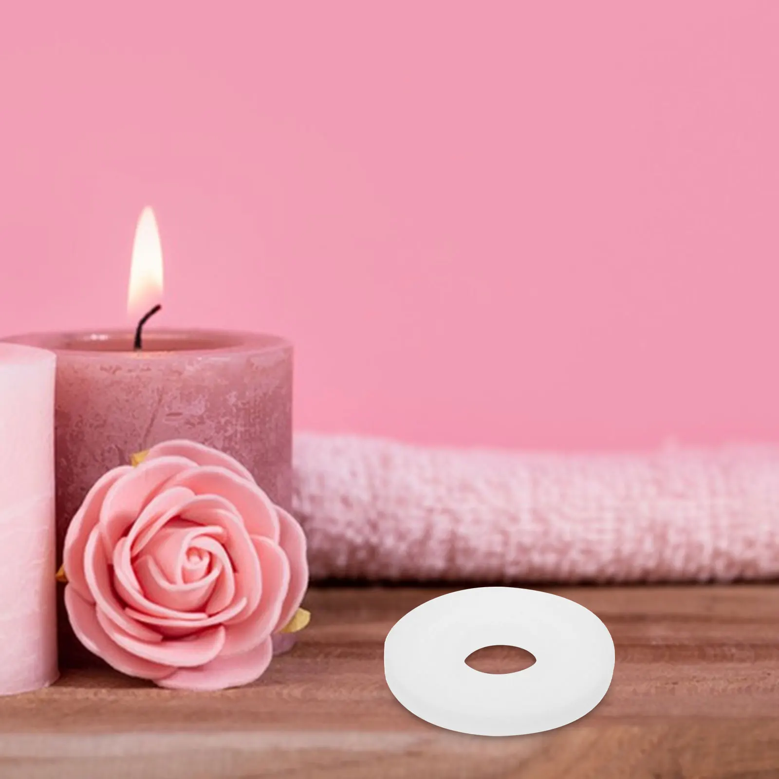 

12 Pcs Car Aromatherapy Plate Warmer Fragrance Disc Pads Accessories White Plastic