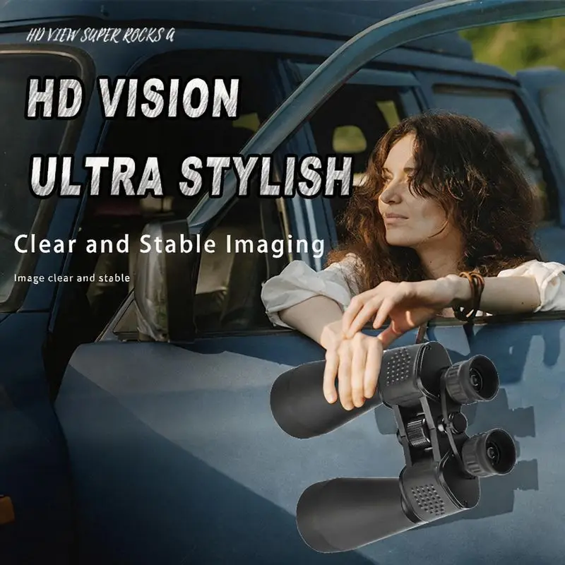 15X70 High Definition Magnesium Alloy Binoculars FMC Coated Life Waterproof Long Distance Outdoor Handheld Bird Watching