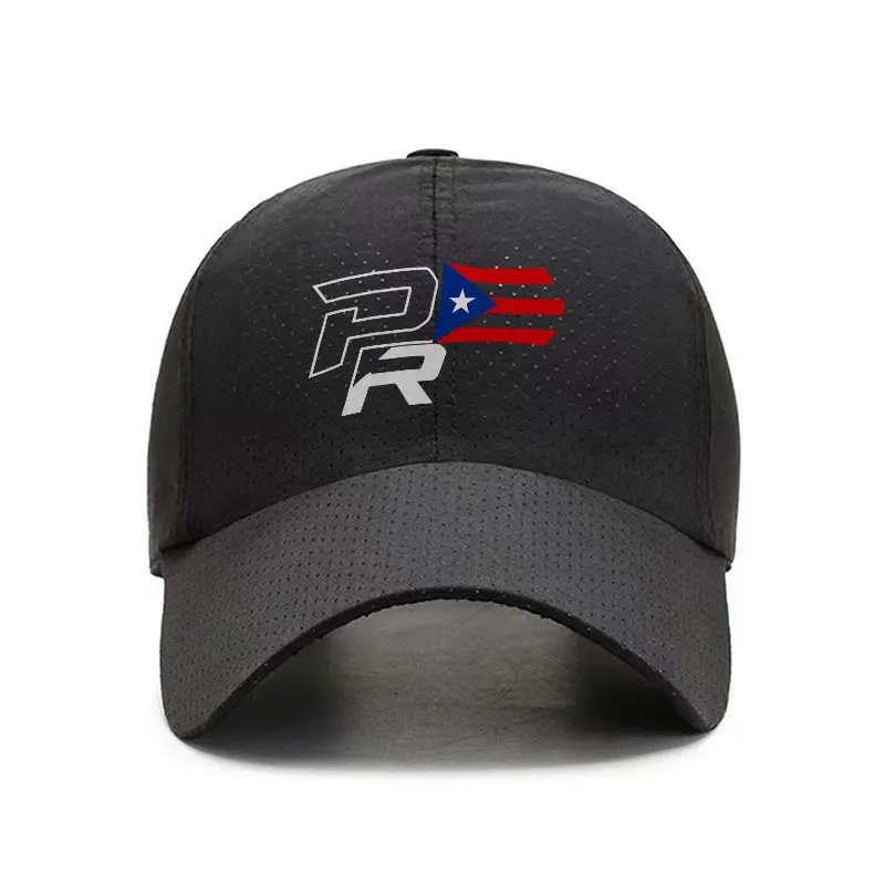 Puerto Rico PR Flag Quick Dry Baseball Cap Breathable Outdoor Sports Travel Hat