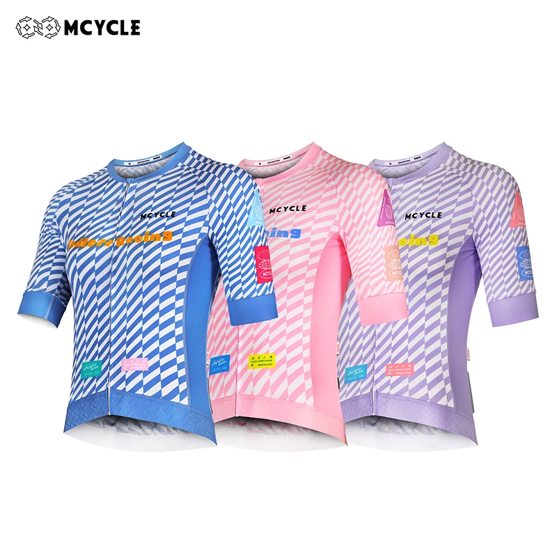 

Mcycle Women Cycling Clothing High Quality Anti UV Cycling Shirt Anti Slip Moisture Wicking Road Bike Cycling Jersey