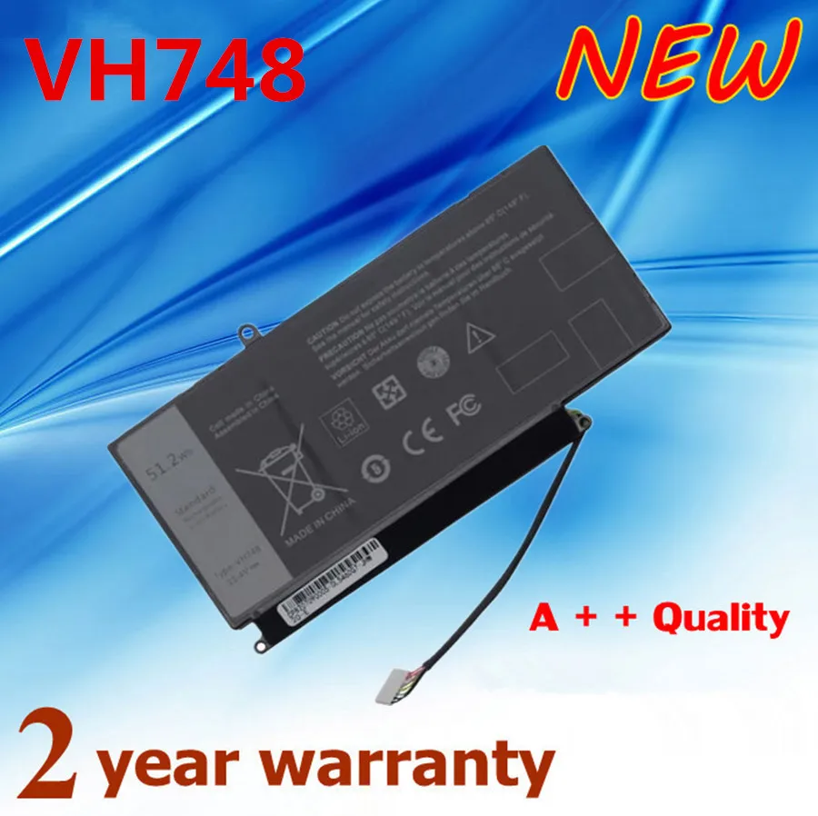 

VH748 P43F P41G Laptop Battery For Dell Vostro 5460 5470 5480 5560 for Inspiron 14 5439 Series Ins14zD-3526 Ins14zD-3528