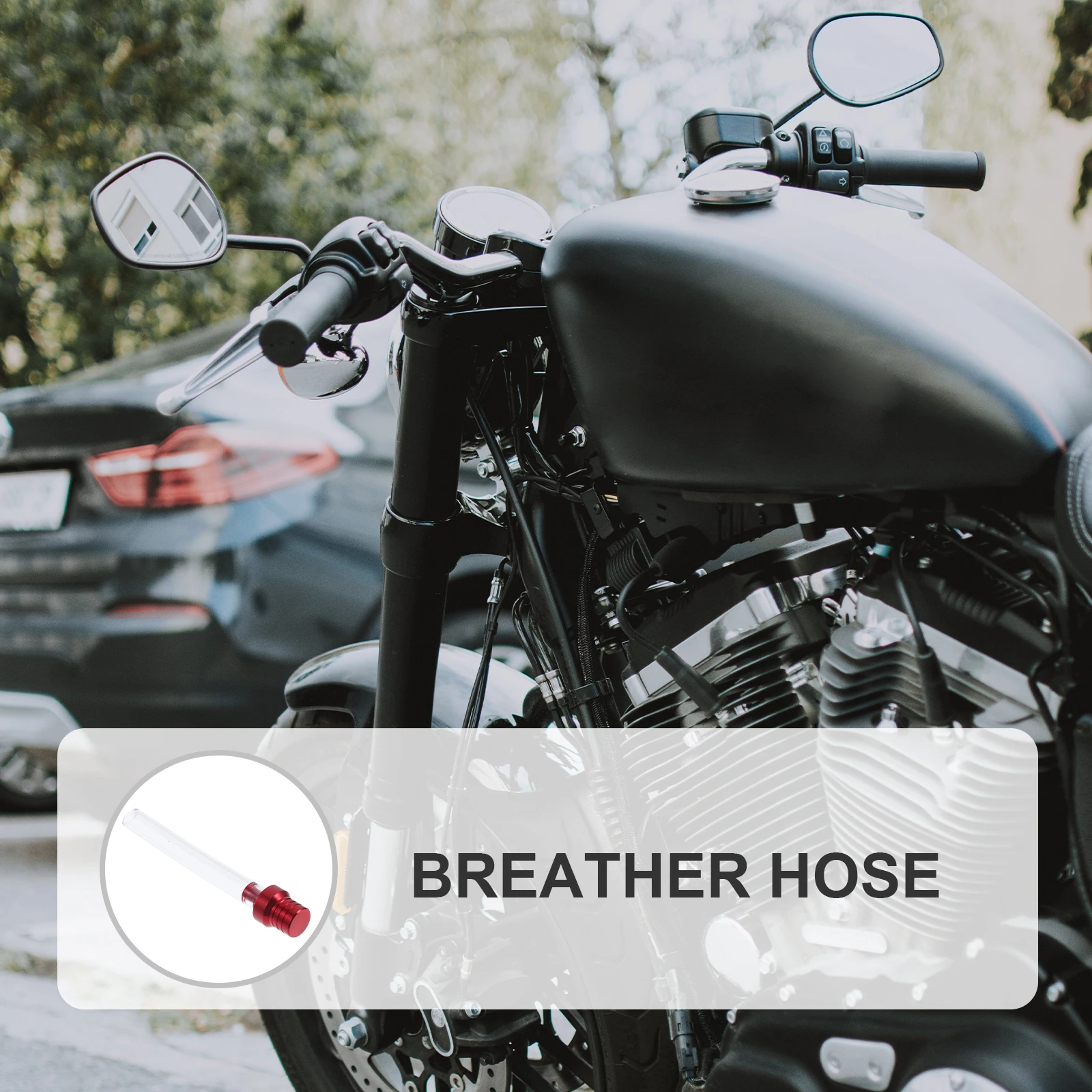 

s ATV Fuel Tank Vent Cap Silver Gas Cap Hose Valve Universal Motorcycle Aluminum Alloy Pressure Reduction Tube