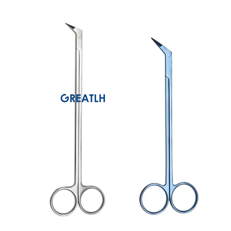 GREATLH Microscopic Beak Scissors Microsurgical Vascular Scissor Ophthalmic Micro Instrument Eyelid Tools