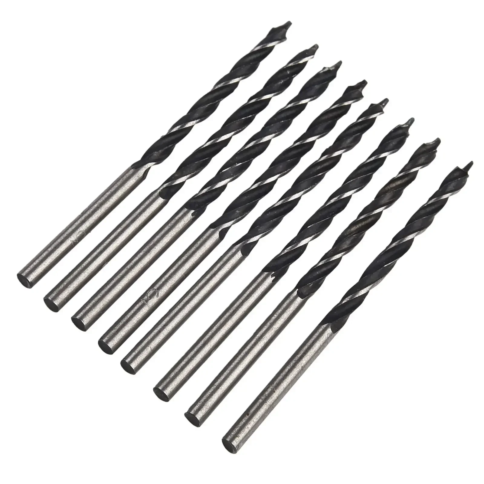 8pcs High Carbon Steel Wood Drill Bit Woodworking Drill Bit With Center Point Electric Drill Punch Hole Opener Power Tools