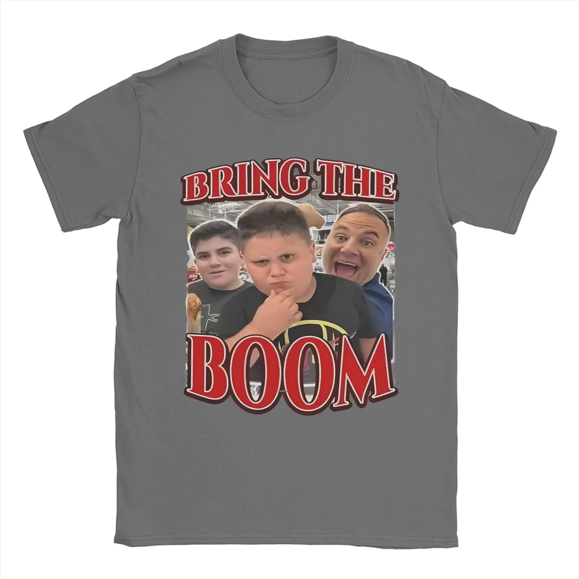 2025 نموذج جديد الرجال النساء The Boom Costco الرجال Rizzler تي شيرت القطن الجرافيك الطباعة تي شيرت تجهيزات الملابس