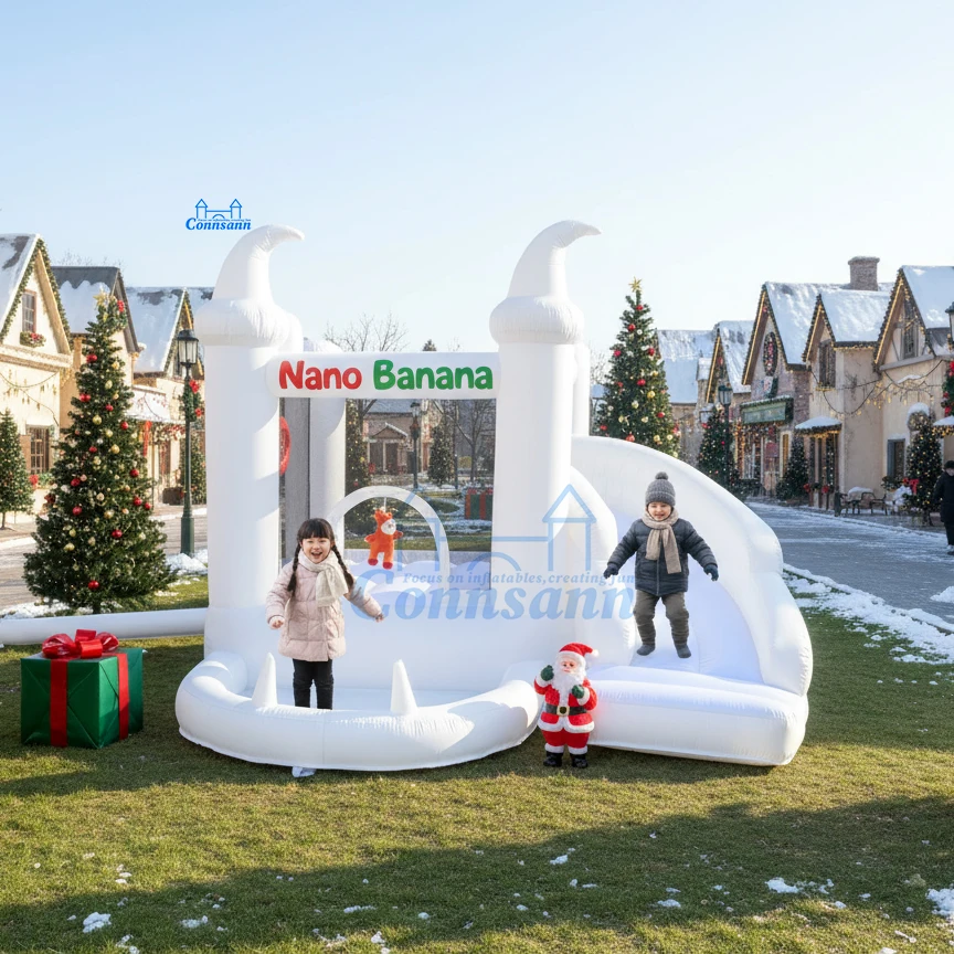 10FT Magic Hat Bounce House Betoverend kasteelontwerp voor fantasie-avontuur en feestelijke feestsfeer voor kinderen
