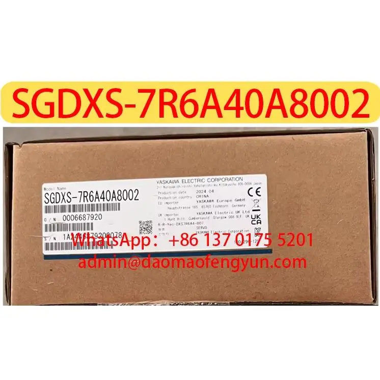 1-year warranty SGDXS-7R6A40A8002 Brand New Servo Drive Original Genuine，Fast Shipping，SGDXS 7R6A40A8002