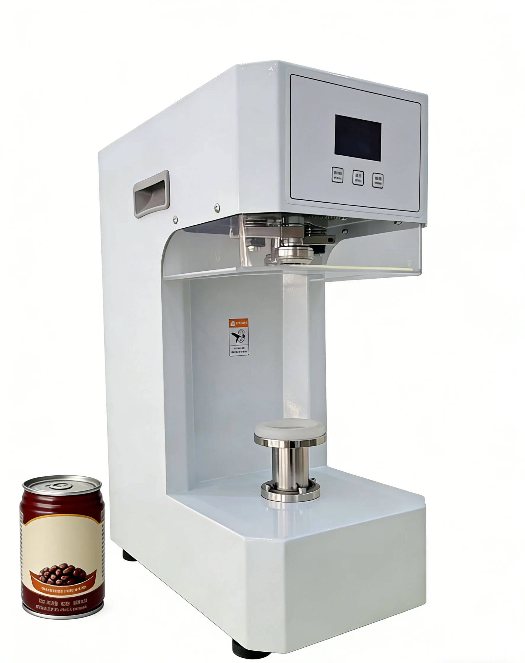 Digital Semi Automatic Capping Machine Touch Screen Aluminum Can Sealer Height Adjustment Can Sealing Machine