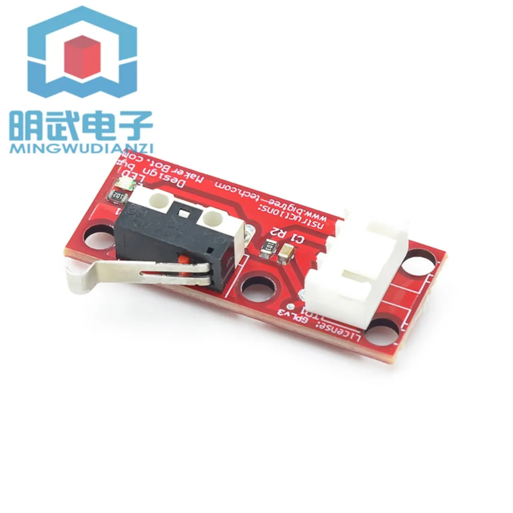 3D Printer Accessories Ends Mechanical Limit Switch RAMPS 1.4 With Individual Packaging Red