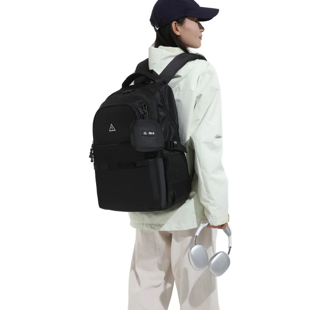 

Легкий деловой рюкзак хорошего качества, модная сумка для ноутбука с несколькими отделениями, большая вместительная двойная сумка на плечо