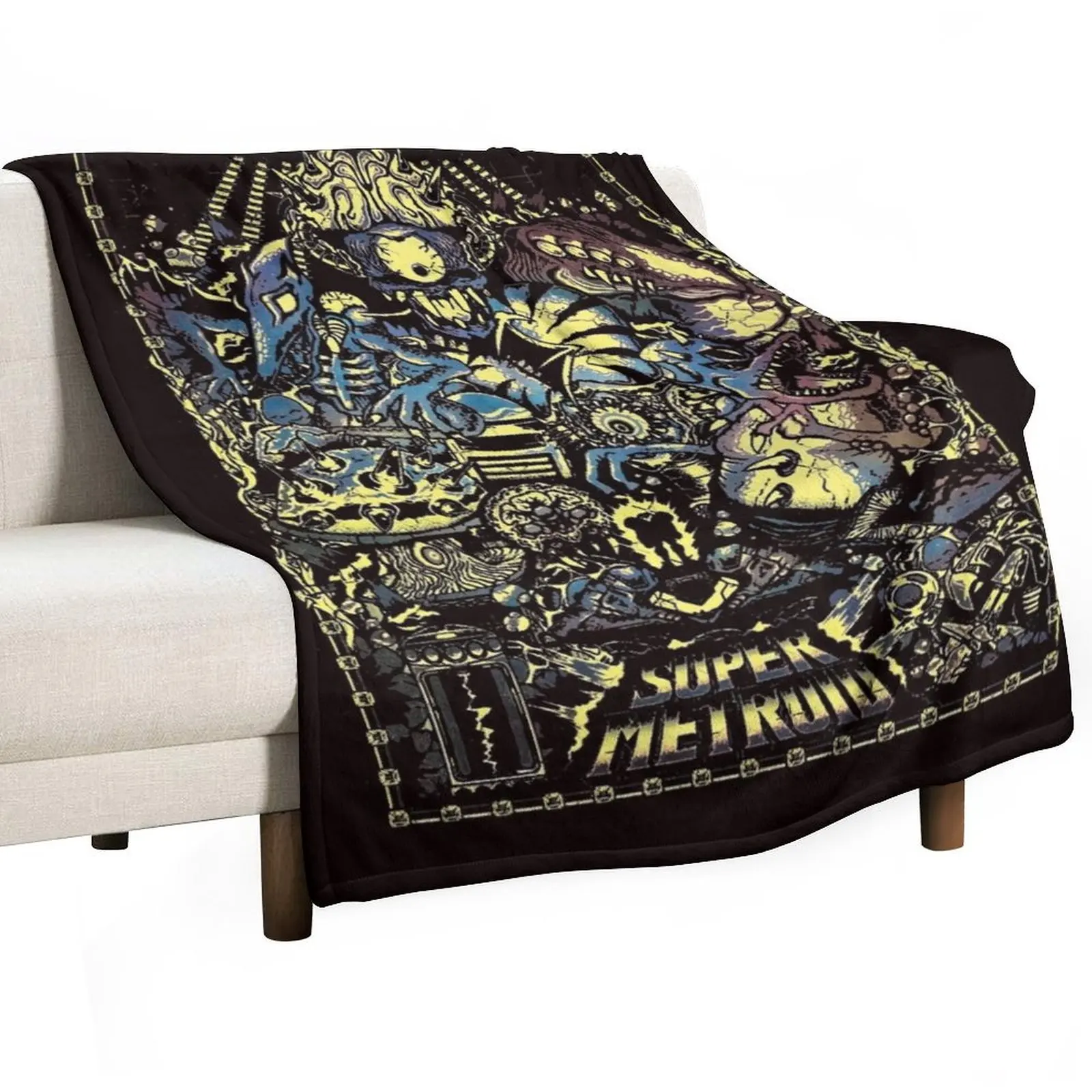 

Super Metroid Legacy Type C Throw Blanket Summer Sofa Blankets For Sofas Heavy Blankets