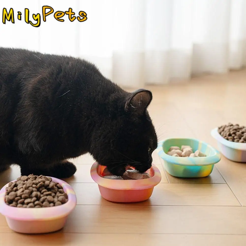 

Silicone Pet Slow Food Bowl Help Healthy Multiple Colors Pet Licking Pad Anti Chok Anti Overturning Pet Bowl for Dogs and Cats