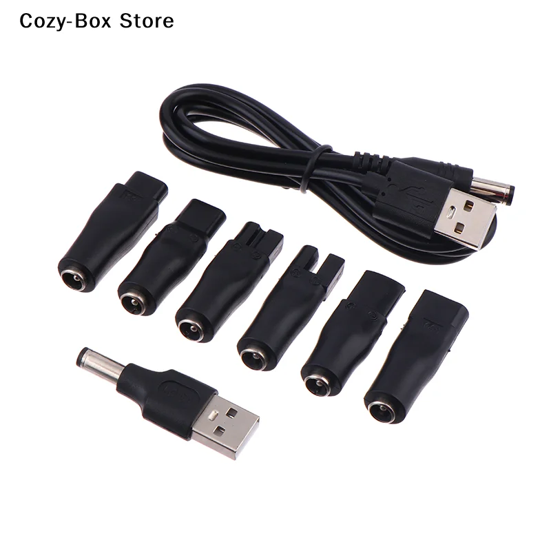 [ZY]1/6/7/8PCS Replacement Power Cord 5V Charger USB Adapter For All Kinds Of Electric Hair Clippers Beard Trimmers Shavers[ZY]