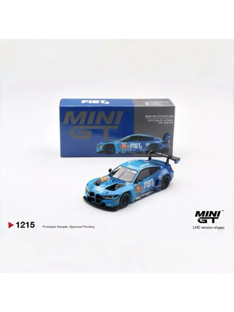 MINIGT 1215 BMW M4 GT3 EVO 90 FIST Team AAI 2025 China GT Diecast