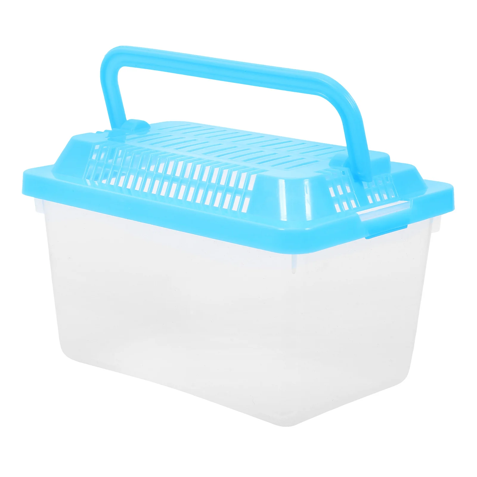 

Plastic Turtle Fish Tank Aquarium & Bowls Aquariums Complete Lid Small Breeding Case Reptile Hamster Office