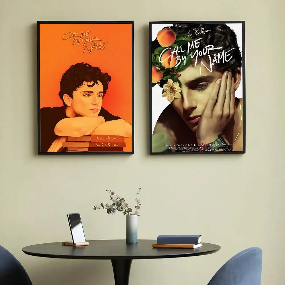 BL فيلم اتصل بي باسمك ملصق طباعة قماش صور المنزل لغرفة المعيشة وغرفة النوم جدار ديكور حديث بدون إطار اللوحة