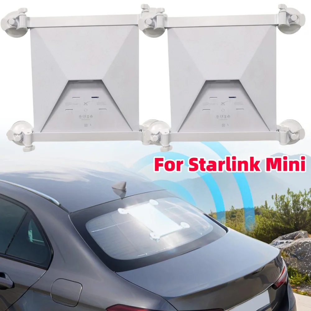 For Starlink Mini Sunroof Suction Cup Car Mount Bracket Adjustable Fixed Holder for Car Window Glass Roof Satellite Mounting Kit