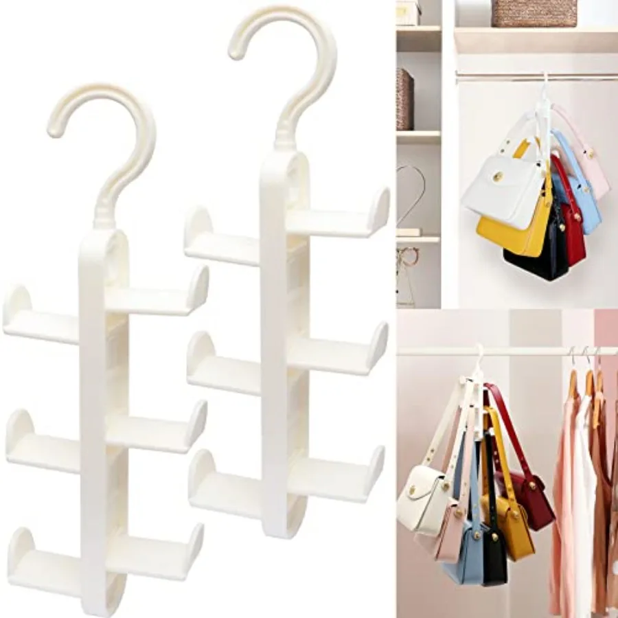 Closet-Organizers-and-Storage, Purse Hanger for Closet-Organizer, 2 Pack Purse-Organizer for Organization-and-Storage, Sturdy H