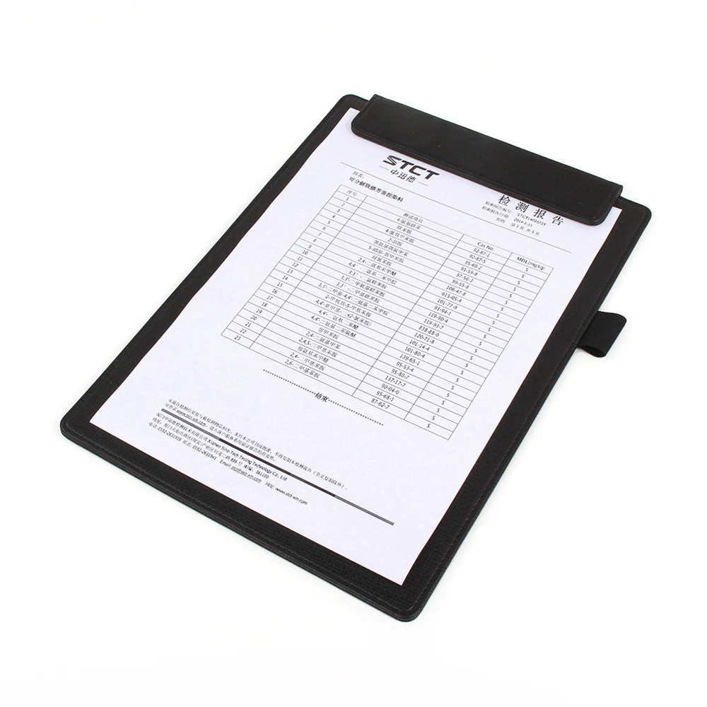 

Creative A4 Writing Pads Clipboard leather PU Drawing Signature Floder Student Stationery portapapeles Office School Supplies
