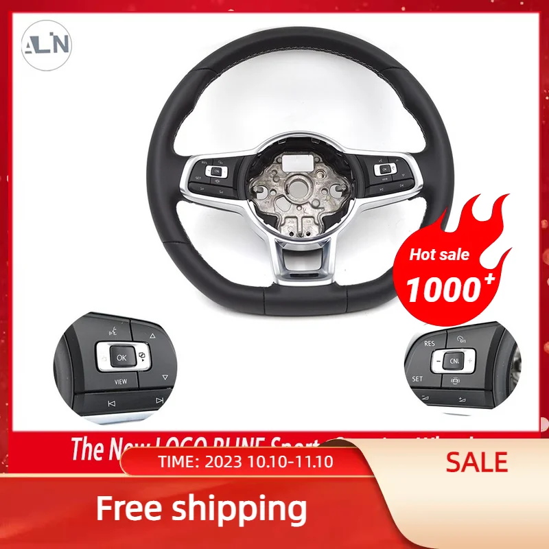 

The New LOGO RLINE Sports Steering Wheel With Shift Paddles For VW Golf 7 7.5 R Passat B8 Troc Arteon Tiguan MK2