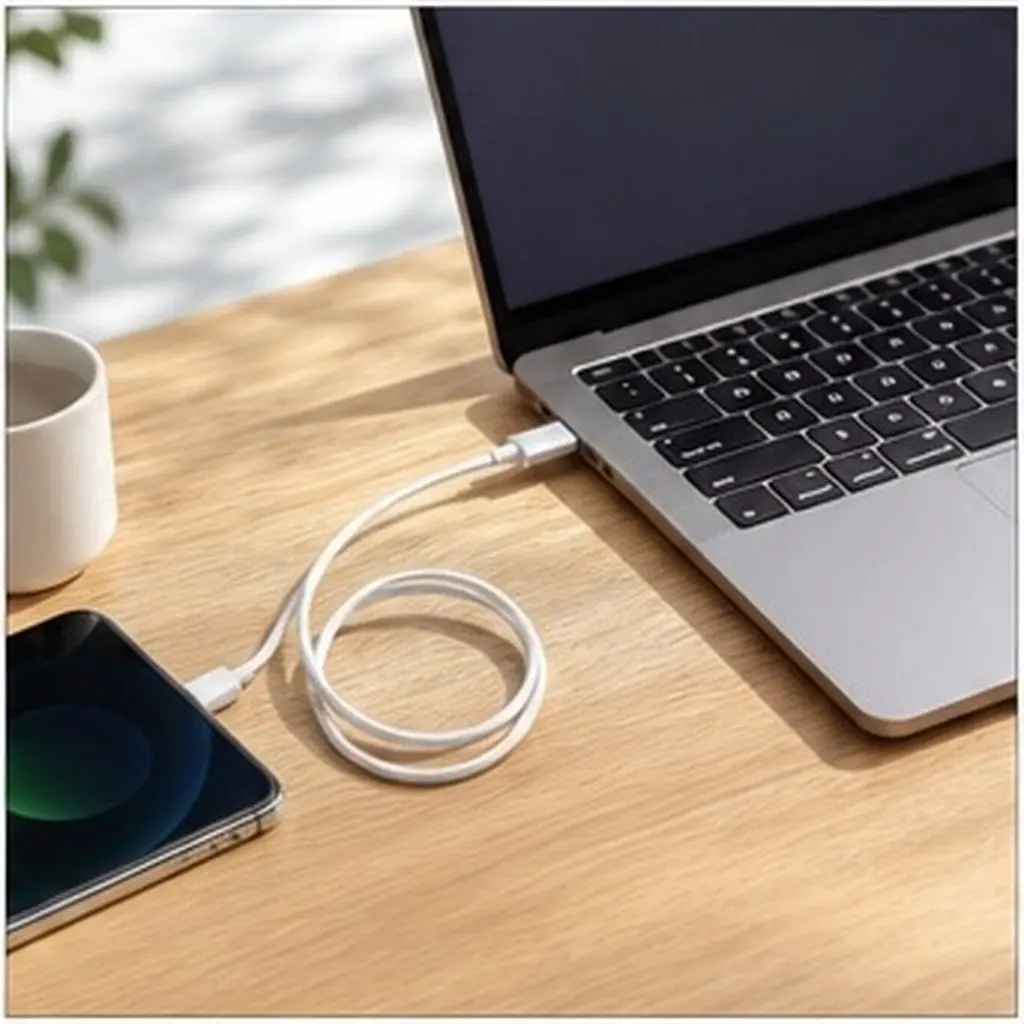 1M USB Type-C Cable 100W Fast Charging 480Mbps Data Sync Nylon Braided Tangle-Free Cord for Grey