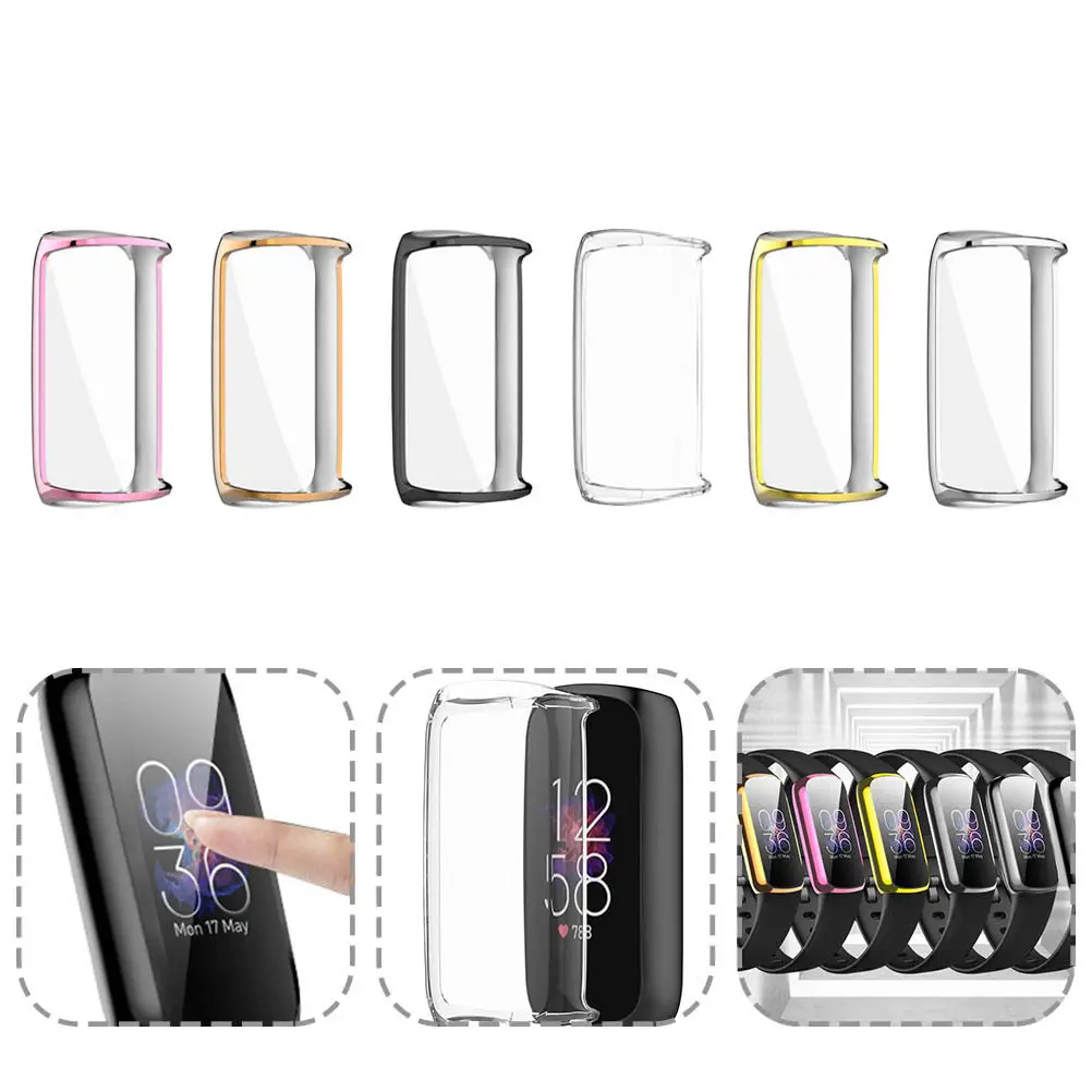 

6Pcs Watch Screen Tpu Case Exquisite Design Concise Appearance Perfect Fit Easy Replacement Multiple Colors Available