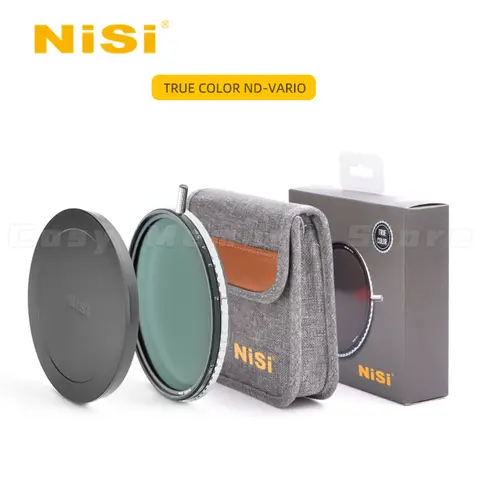 NiSi 가변 ND 트루 컬러 ND1-5 ND 미러 카메라 필터, 중간 회색 밀도 미러, 49mm, 52mm, 58/67mm, 77mm, 82mm