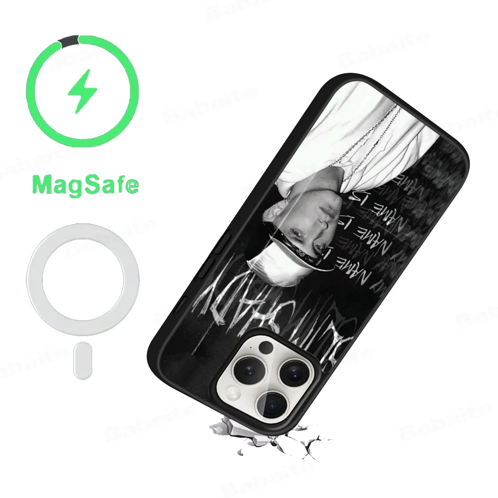 Singer E-EminemS-S Phone Case Magnetic Case For IPhone 16 14 13 12 11 15 Pro Max Plus For Magsafe Wireless Charge Cover