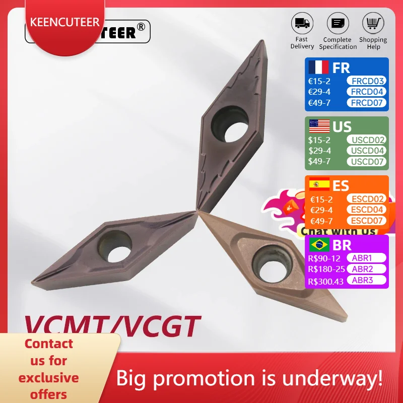 

VCMT/VCGT VCMT11/16 VCGT11/16 YZ15TF карбидная вставка для SVJCR/L внешний токарный инструмент лезвие из нержавеющей стали резец токарный станок с ЧПУ
