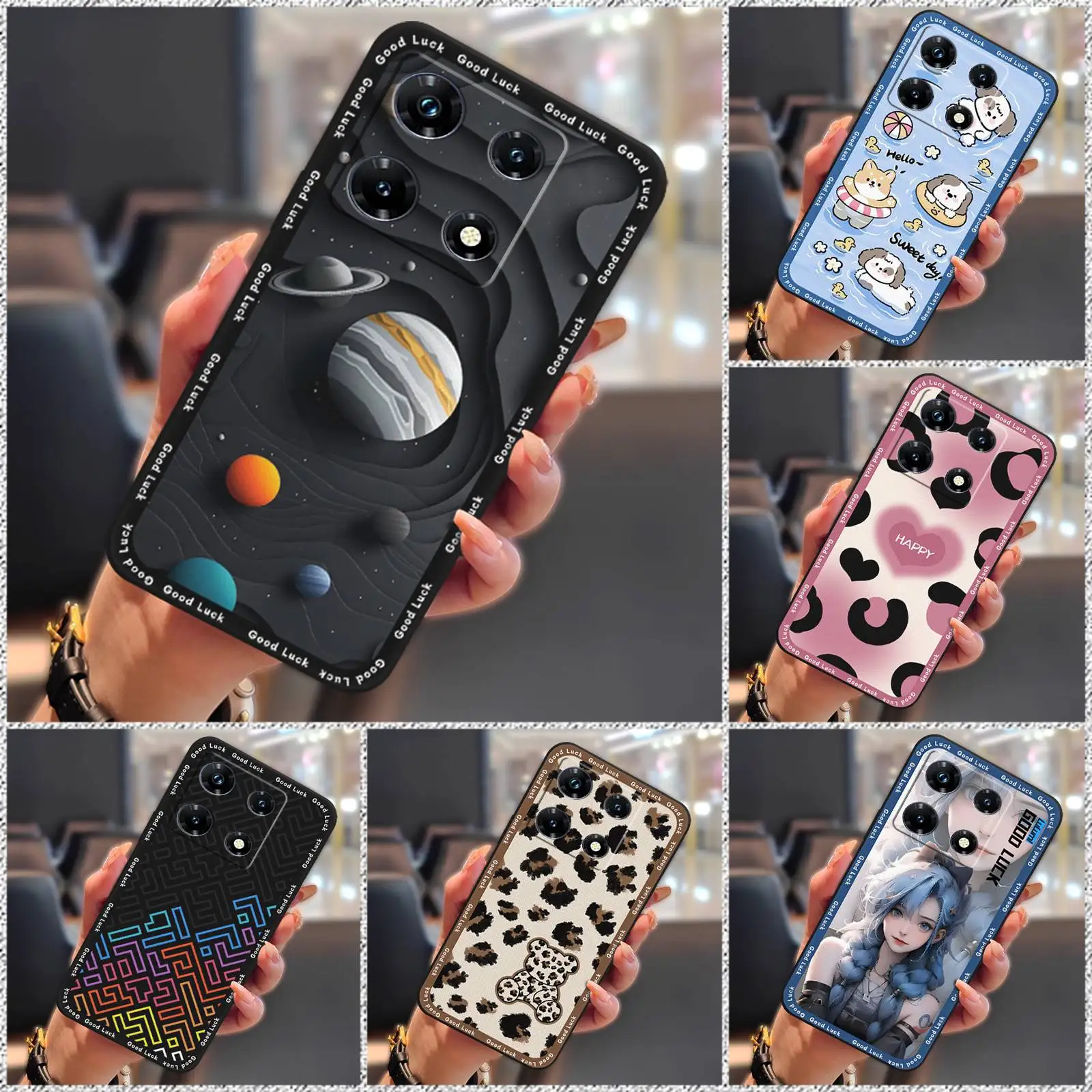 Anti-knock Soft case Phone Case For infinix Note30 Pro/X678B Anti-dust Cute Dirt-resistant Back Cover Cartoon Cover TPU