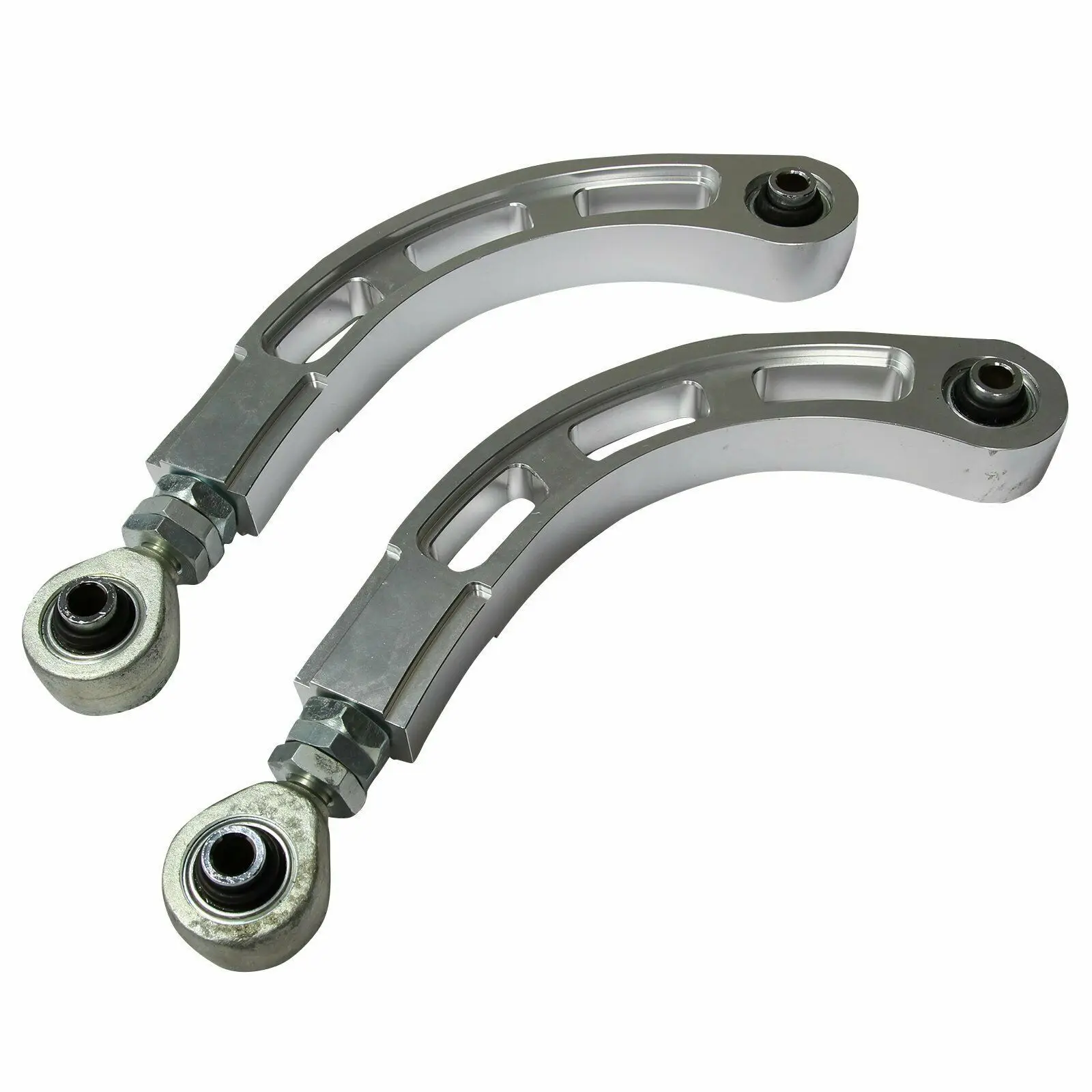 upgrade accessories Adjustable Bearing Rear Camber Arm Kit for Mitsubishi Lancer 02-06 08-17 Silver