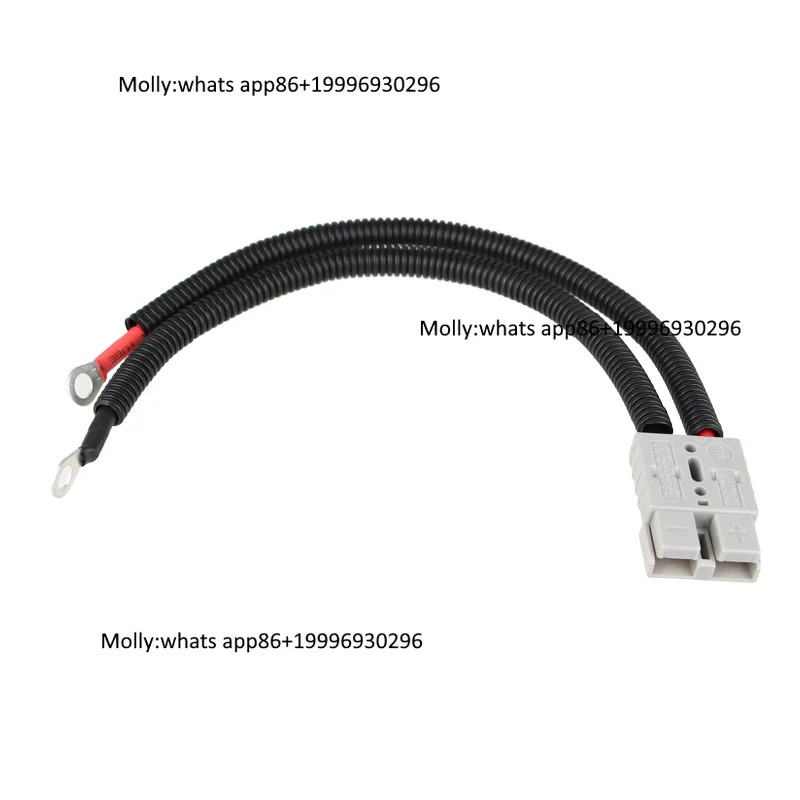 Sheng En Di Style 50A Connector Bellows 8AWG Car Battery Wiring Harness for Automotive Application