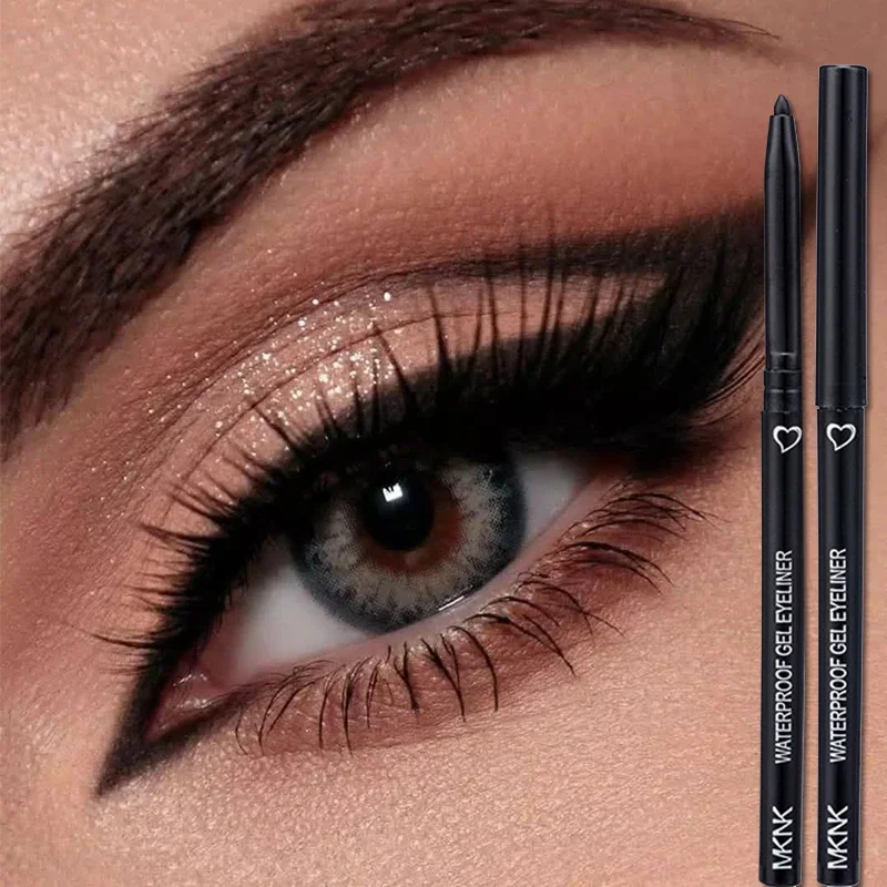 Matte Eyeliner Gel Pencil Natural Brown Lying Silkworm Pen Waterproof Lasting Easy To Wear Eyeliner Pigment Colorful Eyes Makeup