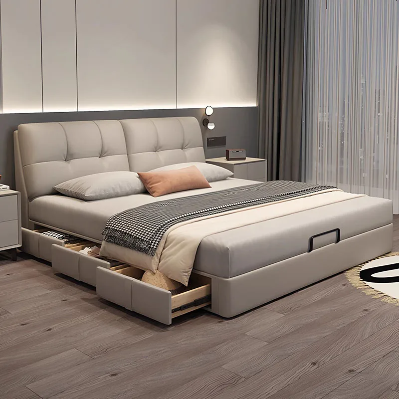 

Wooden Modern Bed Bedroom Queen Children Luxury Baby Floor Design Sleeping Bed Princess Letto Matrimoniale Trendy Furniture