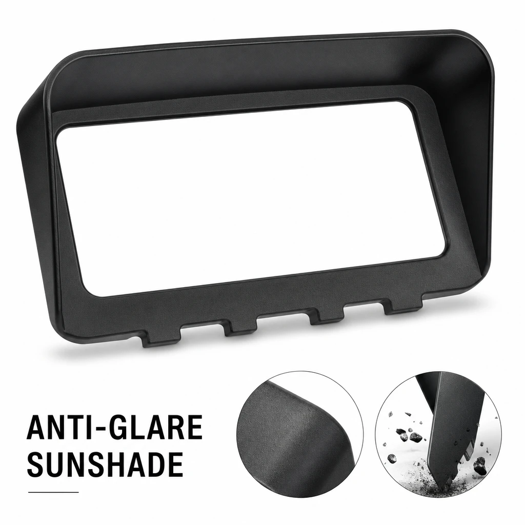 Custom Fit Instrument Sun Visor Shield For ZONTES 368G ABS Plastic Dashboard Screen Sunshade Anti-Scratch Waterproof Motorcycle