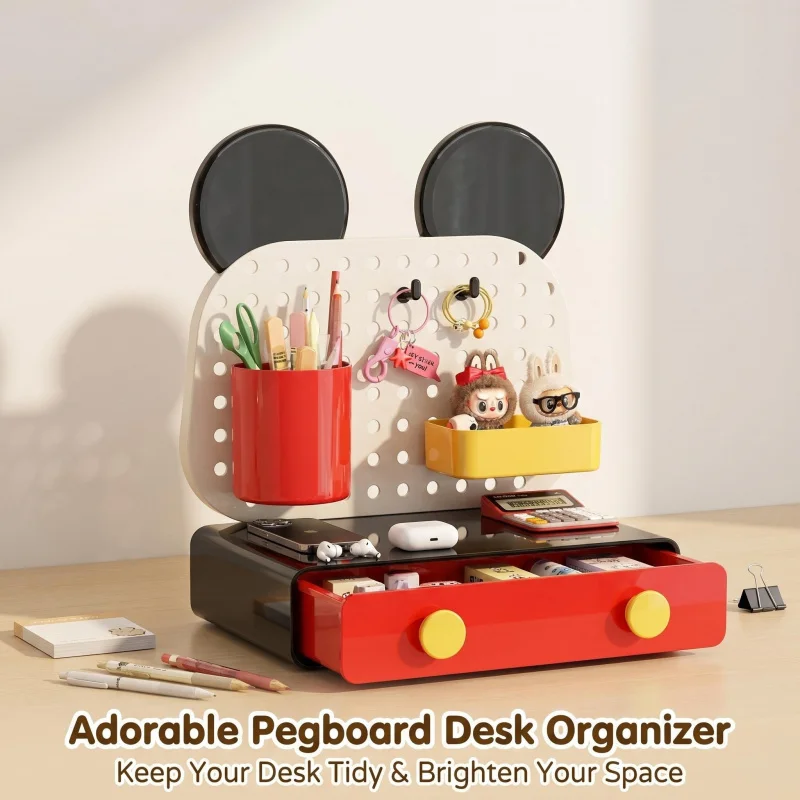 

Cute and stylish stationery storage box and organizer for keys, dormitory drawer box，miscellaneous items, office desk