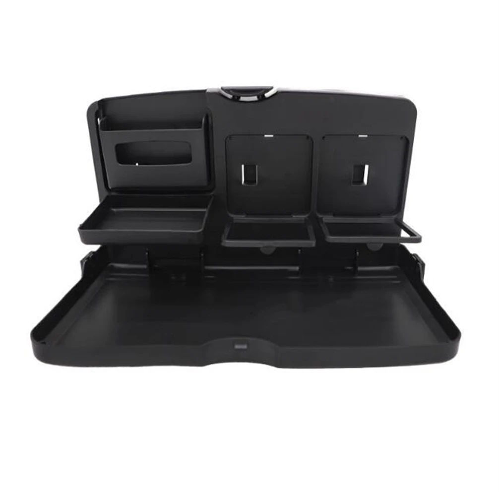 35x19x21cm Car Back Seat Folding Table Drink Food Cup Tray Holder Stand Desk Laptop Dinning Organiser Rack Accessories